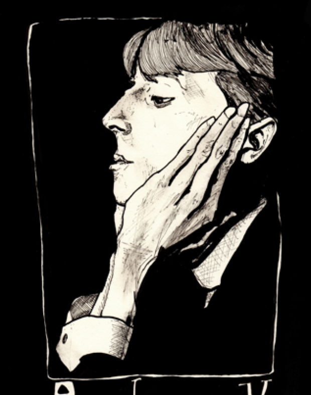 Danny Roberts Portrait of the Great 1800s Artist & Illustrator, Aubrey Beardsley