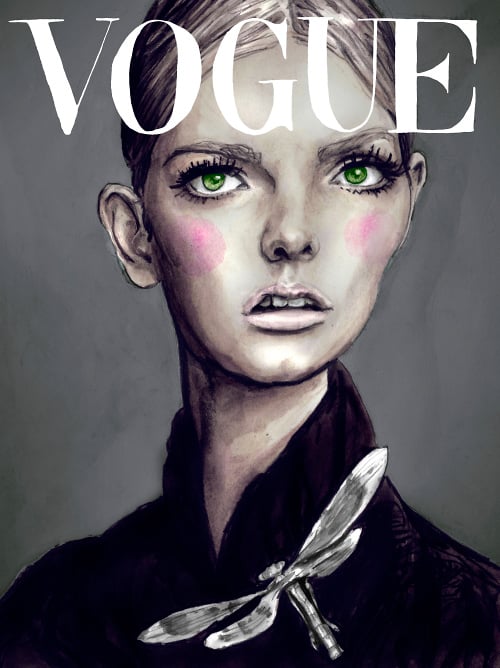 Lydia Hearst on the Cover of Vogue