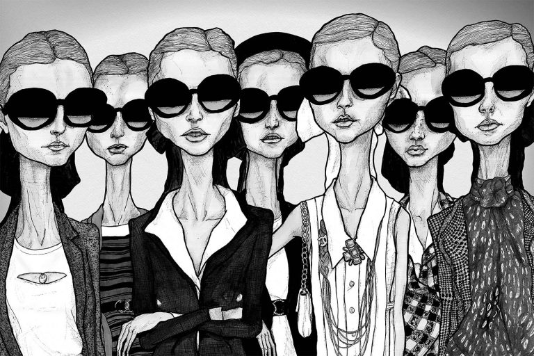 Artist Danny Roberts Girls in glasses iconic Chanel limited edition Print Artwork only