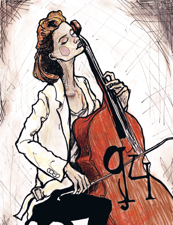 Gemma and the Cello | Character Sketchbook