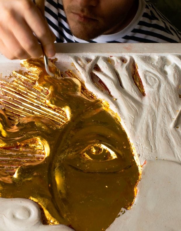 Water Gilding – 24k Gold Leaf